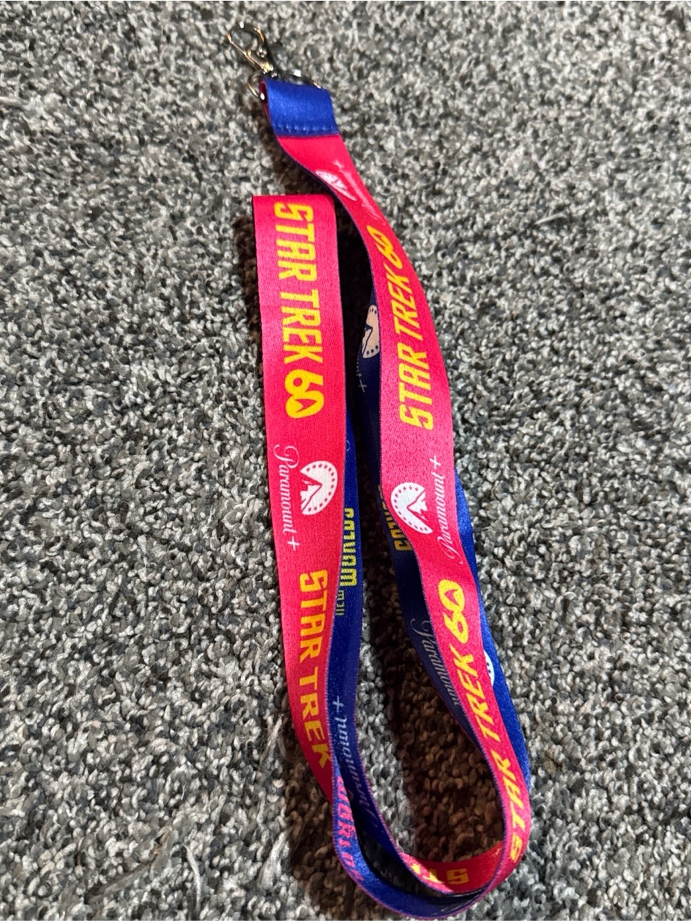 2026 SDCC Promo Star Trek 60 Paramount Strange New Worlds Lanyard Reversible